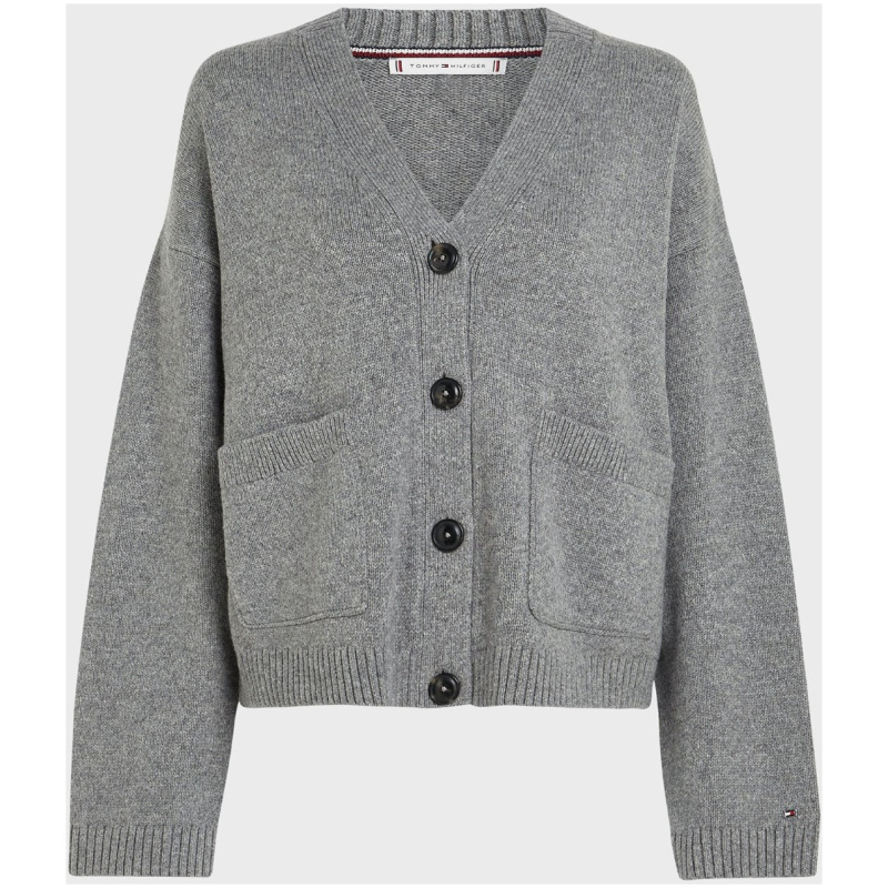 TOMMY HILFIGER Oversized v-nk cardigan